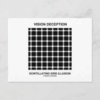 Täuschung von Vision Postkarte