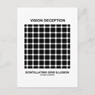 Täuschung von Vision Postkarte