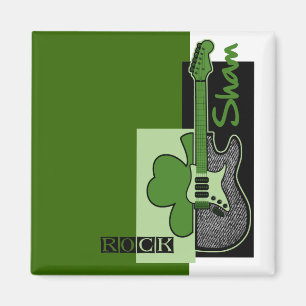 Täuschungs-Felsen. St Patrick Tagesgeschenk-Magne Magnet