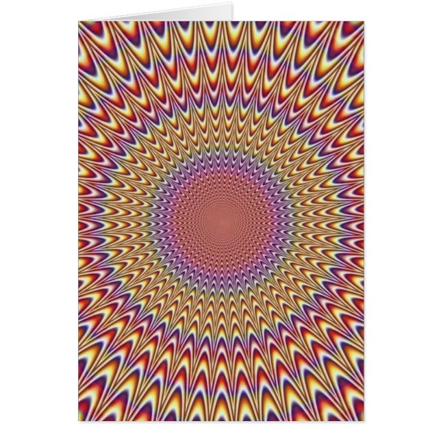 Täuschungs-Kreis-hypnotischer Regenbogen bunt (Vorne)
