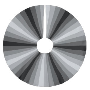 Täuschungs-schwarzer Baum-Rock Polyester Weihnachtsbaumdecke