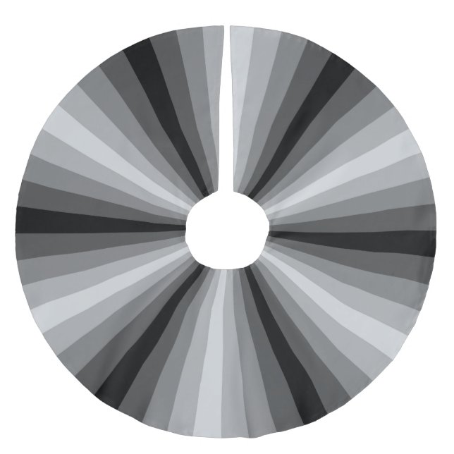 Täuschungs-schwarzer Baum-Rock Polyester Weihnachtsbaumdecke (Vorderseite)