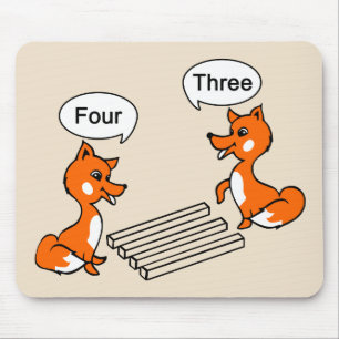 Täuschungs-TrickFox Mousepad