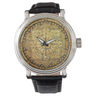 Tausend bewaffnete Avalokiteshvara Mandala Watch Armbanduhr
