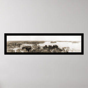 Tausend Foto 1912 der Insel-NY Poster