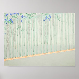 "Tausend Gräser 3" Kamisaka Sekka Ukiyo-E Poster