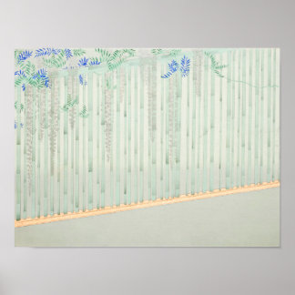 "Tausend Gräser 3" Kamisaka Sekka Ukiyo-E Poster