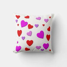 Tausend Herzen für Sie Kissen