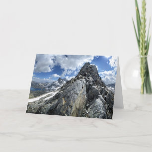 Tausend Inseln See und Davis Seen vom Berg Davis Karte