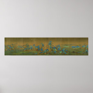 Tausend Li des Flusses und der Berge Wang Ximeng Poster