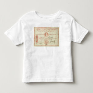 Tausend Livrebanknote mit Louis XVI Kleinkind T-shirt