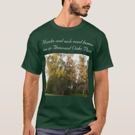 Tausend Oaks goldenes Waldgebiet T-Shirt