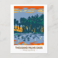 Tausend Palmen Oase bewahren Kalifornien Vintag