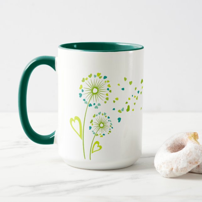 Tausend wünscht sich eine Tasse aus Kronleuchter (Mit Donut)