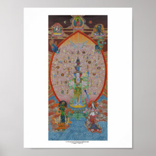 Tausendarmiger Avalokiteshvara Poster