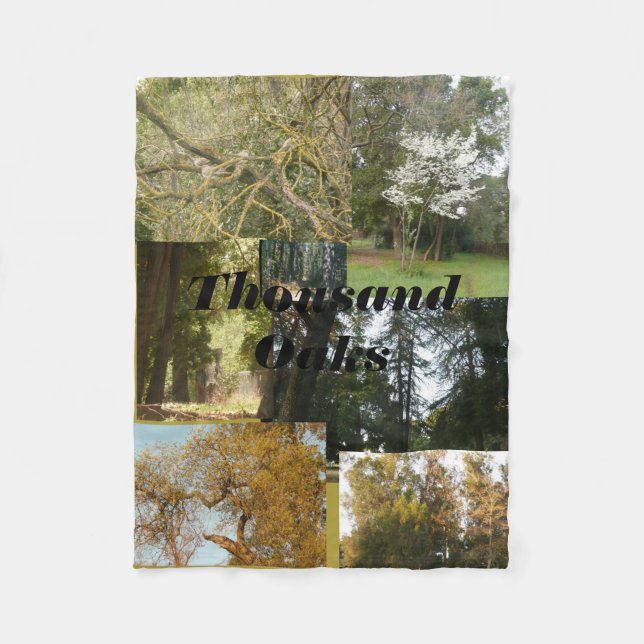 Tausende Eichen landschaftlich mit Eichen und imme Fleecedecke (Vorderseite)