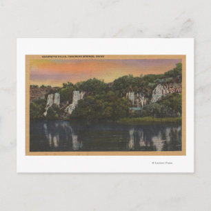 Tausende Quellen, IDView of Quartette Falls Postkarte