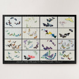 Tausende Schmetterlinge Vintage Illustrationen 002 Puzzle