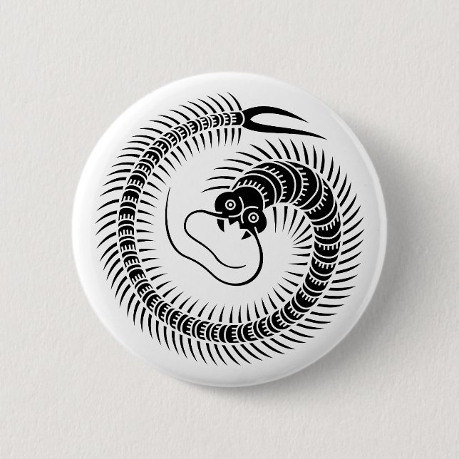 Tausendfüßler-Kreis Button (Vorderseite)