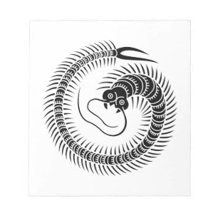 Tausendfüßler-Kreis Notizblock