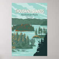 Tausendinseln Nationalpark Kanada Vintage