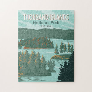 Tausendinseln Nationalpark Kanada Vintage Puzzle