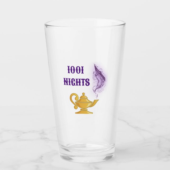 Tausendundeine Nacht Aladdin Dschinn Laterne Glas (Vorderseite)