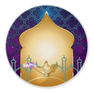 Tausendundeine Nacht Magische Lampe Marokkanisches Keramikknauf