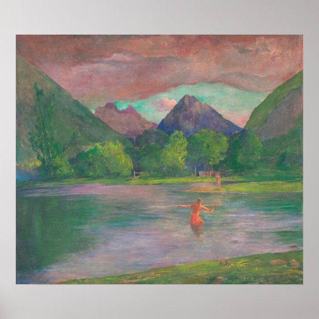 Tautira River - John La Farge Fine Art Poster (Vorne)