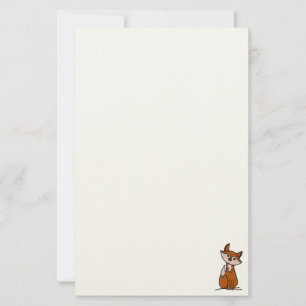 Tautropfen Feige der Fuchs stationär Briefpapier