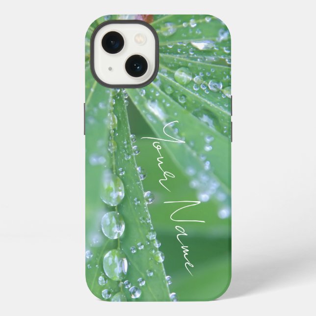 Tautropfen iPhone Hülle (Rückseite)
