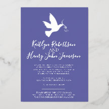 Tauve silberblau einfache Hochzeit mit Foto