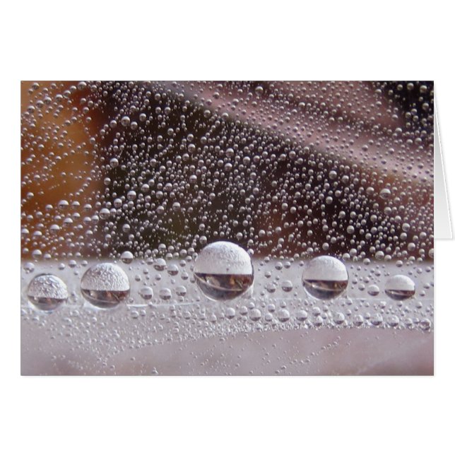 Tauw Drop Yin Yang Friedliche Naturekarte mit Gedi (Vorderseite (Horizontal))