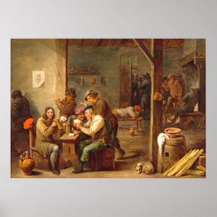 Tavern Scene - David Teniers Kunst Poster