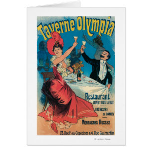 Taverne Olympia-förderndes Plakat