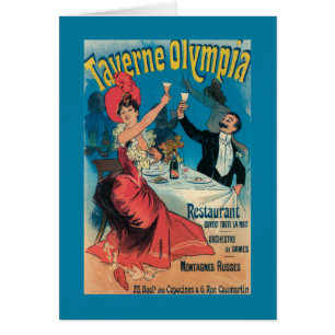 Taverne Olympia Werbeplakat