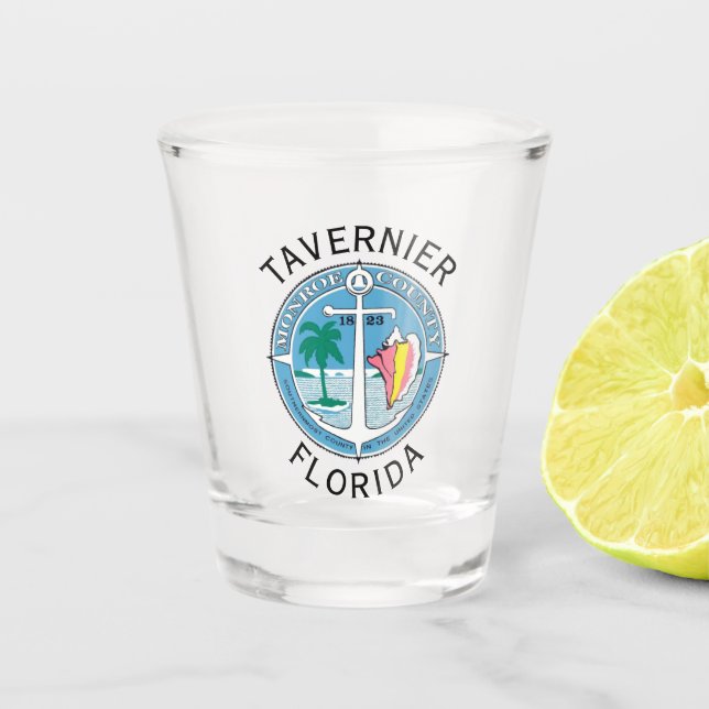 Tavernier - Florida Keys Schnapsglas (Vorderseite)