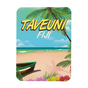 Taveuni Fiji Reiseplakat Magnet