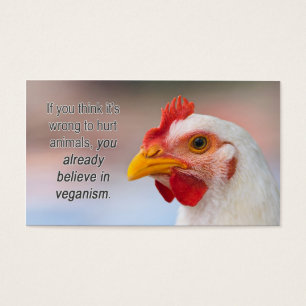 TAVS "warum Veganism?" Visitenkarten
