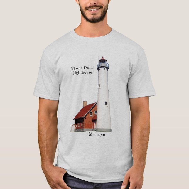 Tawas Point Lighthouse Shirt (Vorderseite)
