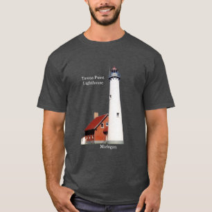 Tawas Point Lighthouse Shirt dunkel