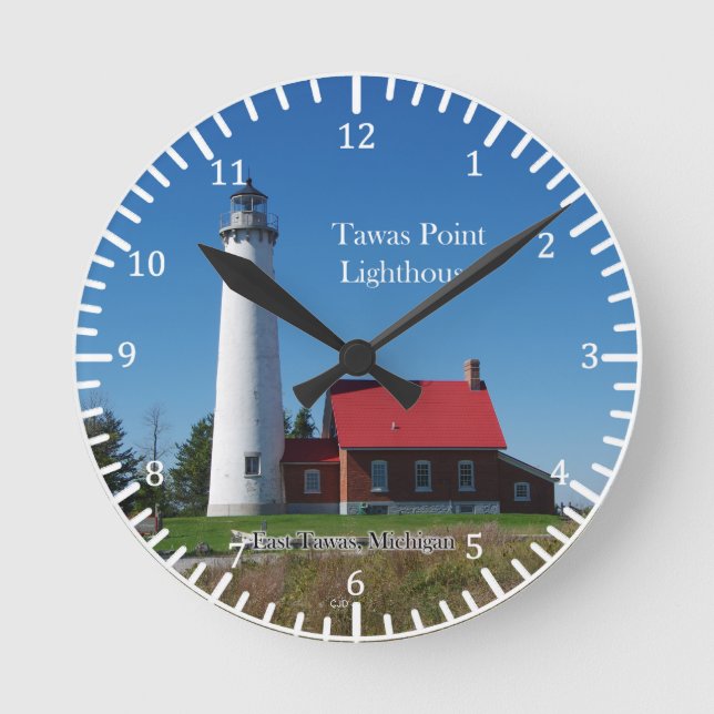 Tawas Point Lighthouse Uhr (Vorderseite)