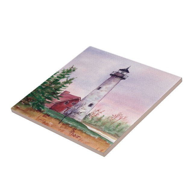Tawas Punkt-Leuchtturm-Fliese Fliese (Seite)