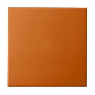 Tawny Brown Solid Color Tile Fliese