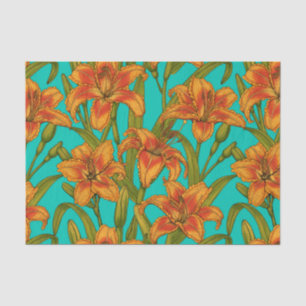 Tawny Dailily Blume Seidenpapier