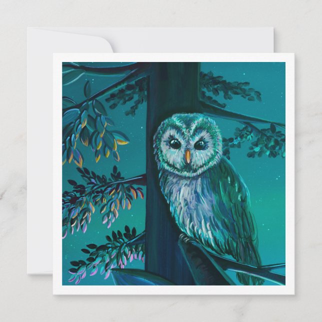 Tawny Owl - Mini Print (Vorderseite)