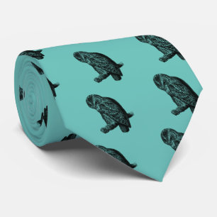 Tawny Owl Owls Bird Vintag Wood Gravur Krawatte