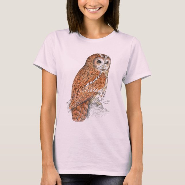 Tawny Owl T - Shirt (Vorderseite)