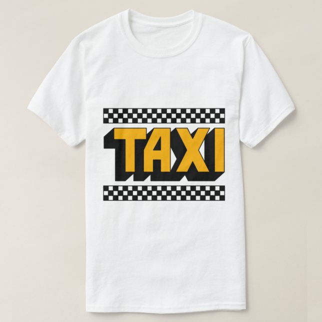 Taxi 70er und 80er T V Show T-Shirt (Design vorne)