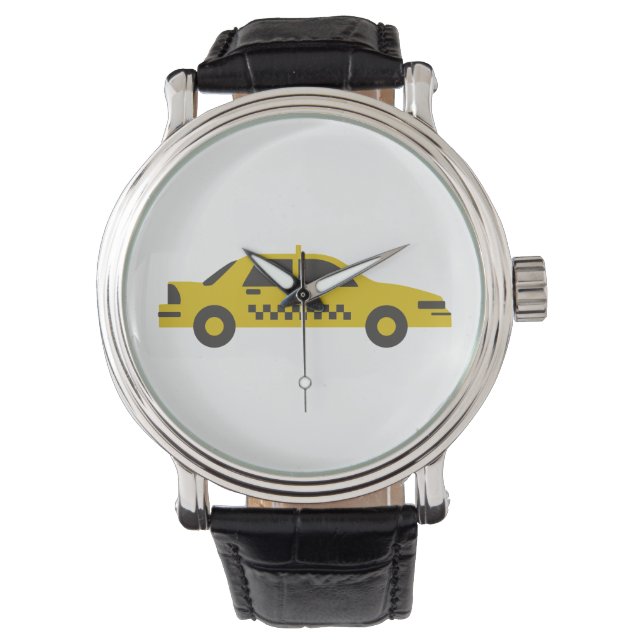 Taxi Armbanduhr (Vorderseite)